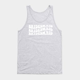 Bridesmaid Retro Design Tank Top